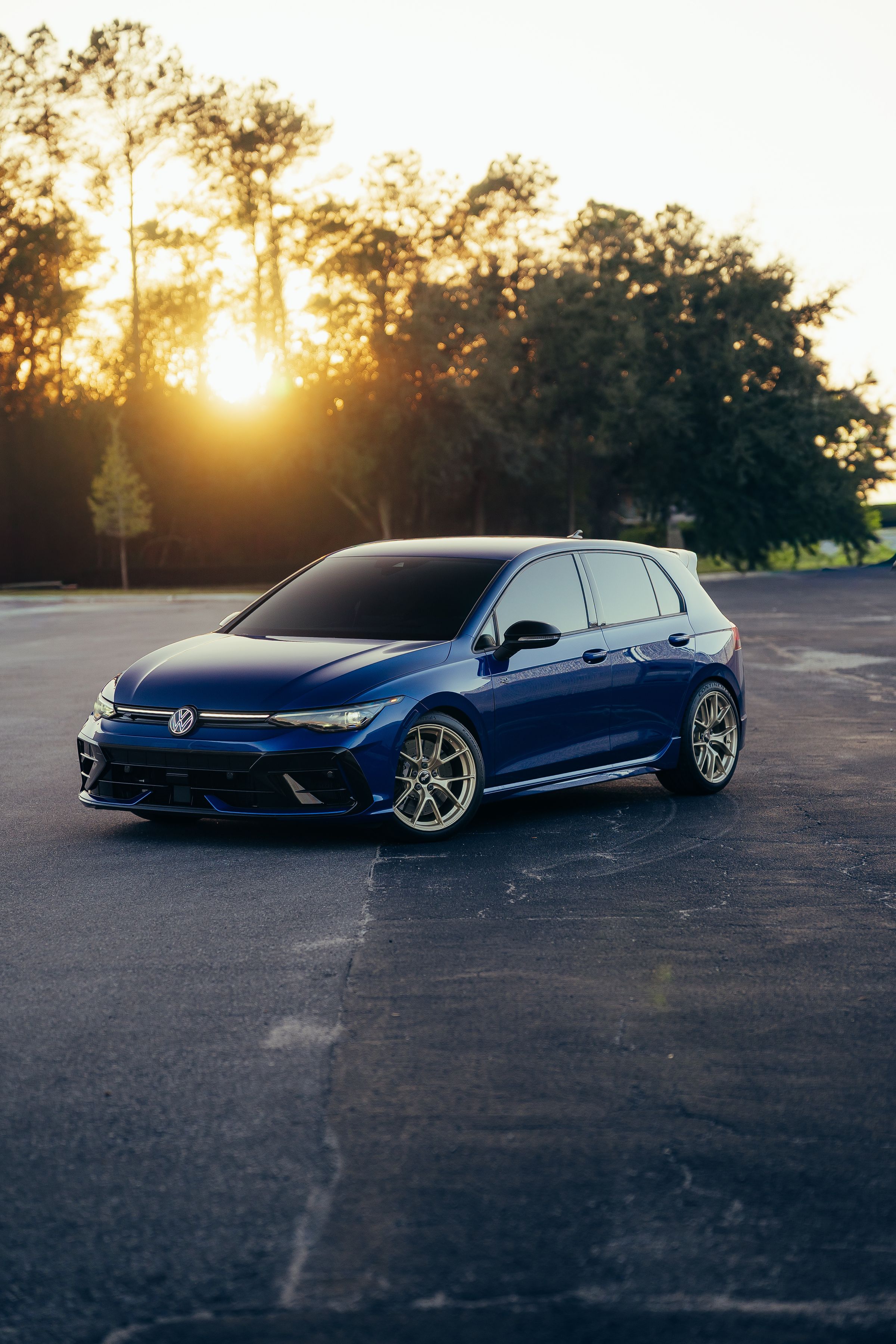 A freshly finished car in a natural outdoor setting