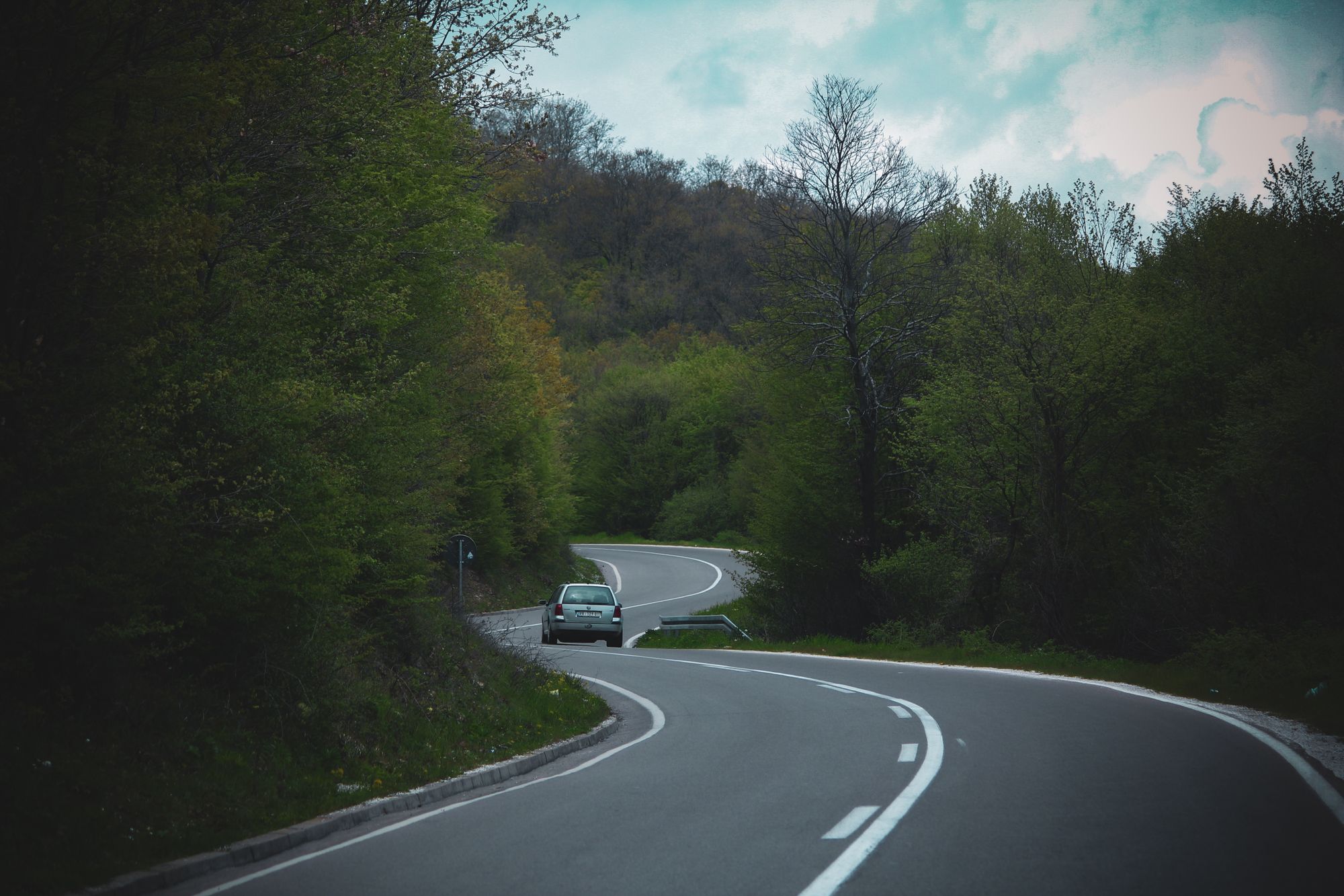 A car ready for a drive along a scenic route